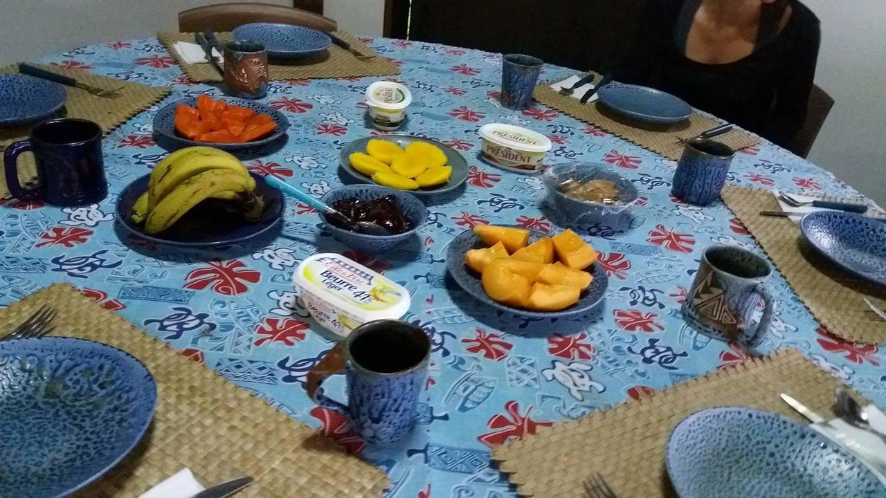 Bed and Breakfast Tifaifai Et Cafe Huahine Fare Exterior foto